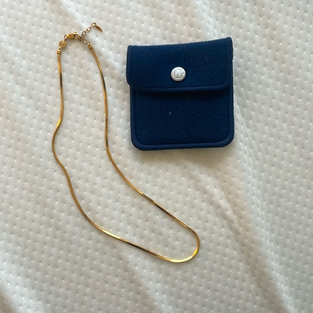 Missoma Square Snake chain necklace